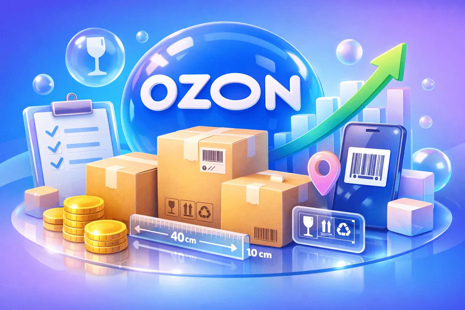 Правильно упаковать товар для Ozon: требования к упаковке (FBO/FBS/RealFBS), габариты и маркировка